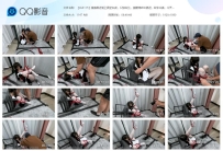 【HUI115】潼潼最近爱上真空白虎，只穿白丝，盘腿缚ZDB挑...