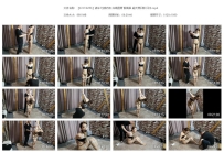 【SXYC0256】诺米 性感内衣 白绳直臂 股绳吊 超大黑口球 口水