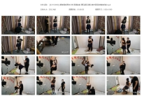 【SXYC0090】捆绑调叫黑衣小奴 股绳拉扯 驷马悬吊 脚尖垫来...